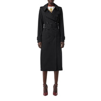 BLACK Trench en gabardine tropicale