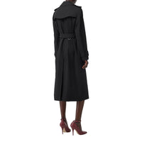 BLACK Trench en gabardine tropicale