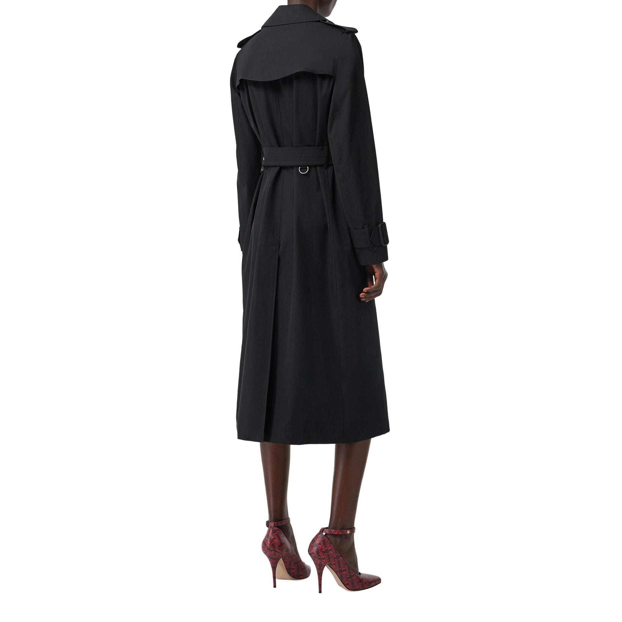 BLACK Trench en gabardine tropicale