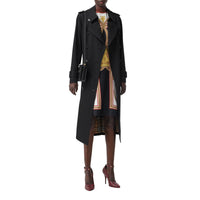 BLACK Trench en gabardine tropicale