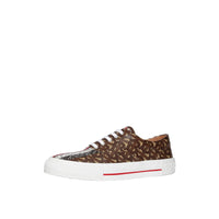 BRIDLE BROWN Sneakers en toile écologique rayées Monogram