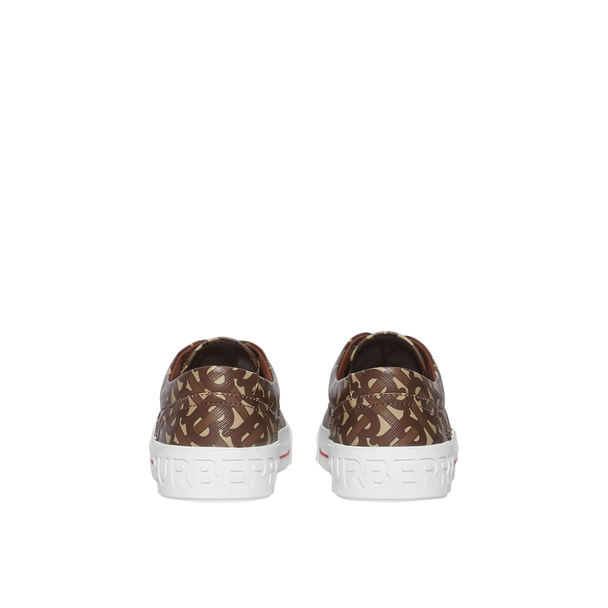 BRIDLE BROWN Sneakers en toile écologique rayées Monogram