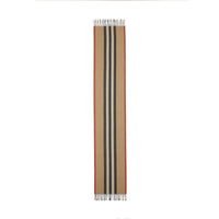 Écharpe réversible en cachemire à rayures iconiques - Beige d'archive