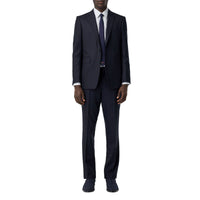 NAVY Veste de costume classique en flanelle de laine