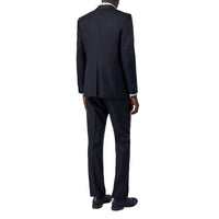 NAVY Veste de costume classique en flanelle de laine