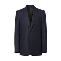 NAVY Veste de costume classique en flanelle de laine