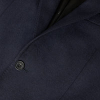 NAVY Veste de costume classique en flanelle de laine