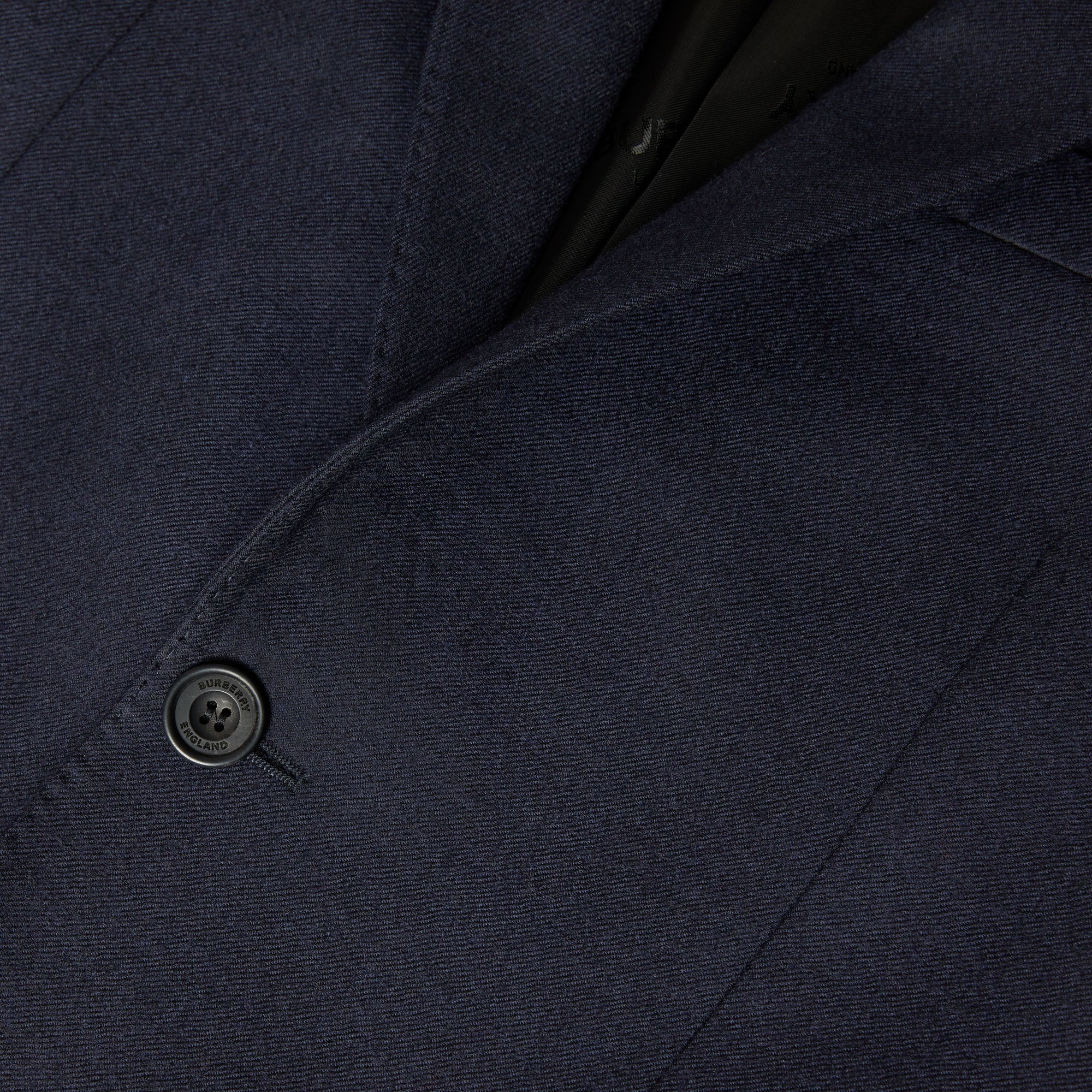 NAVY Veste de costume classique en flanelle de laine