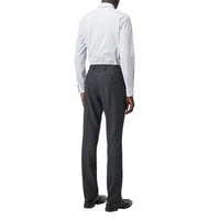 Chemise classique en coton rayée - Bleu Pâle