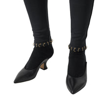 Legging en jersey stretch avec anneau - Noir
