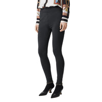 Legging en jersey stretch avec anneau - Noir