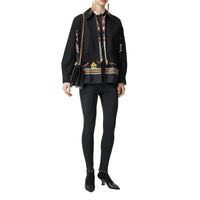 Legging en jersey stretch avec anneau - Noir