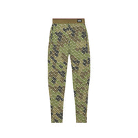 Legging en jersey stretch monogram - Vert kaki