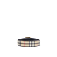 ARCHIVE BEIGE Ceinture en toile écologique Vintage check et Monogram