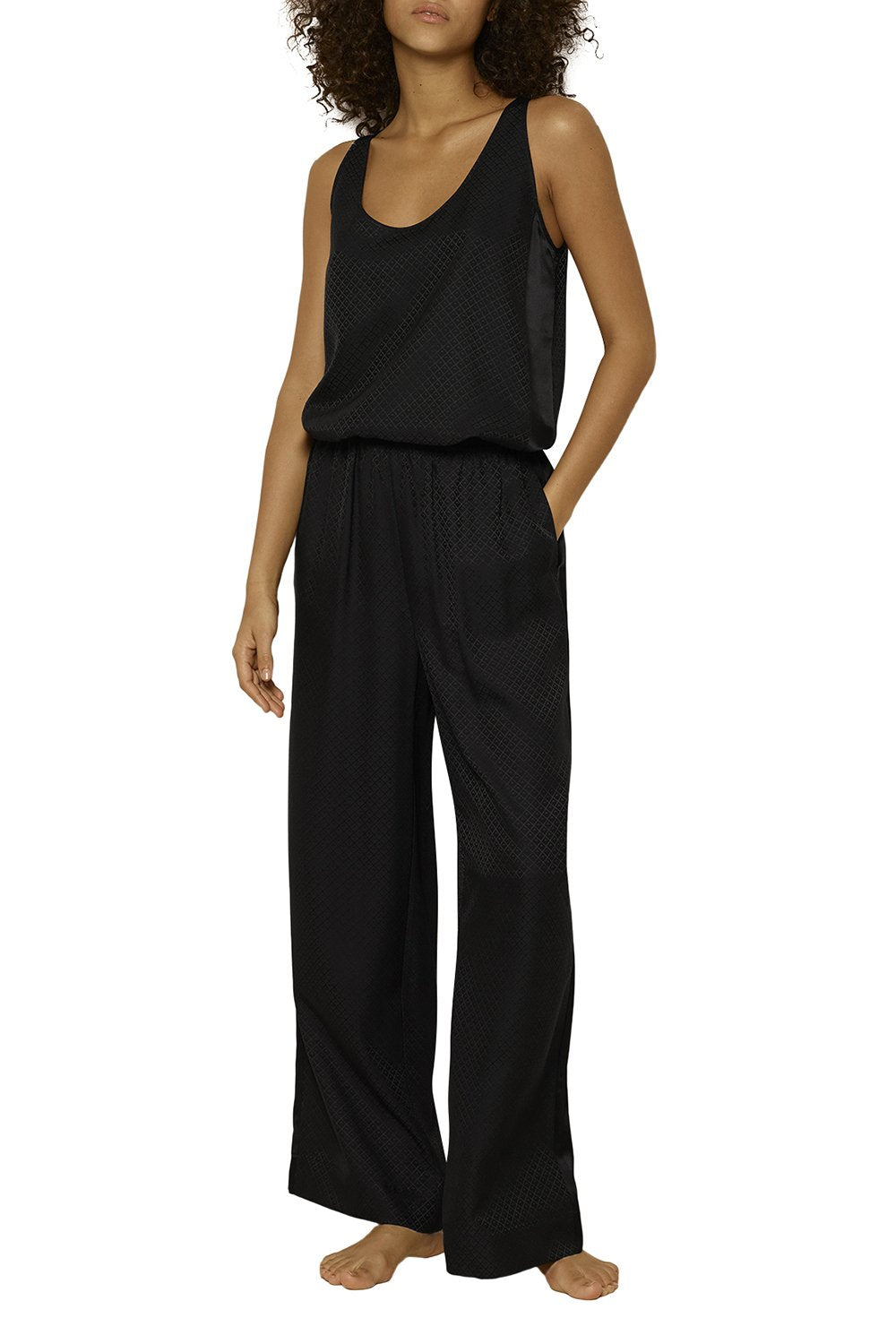 Top sans manches Discolight - Noir