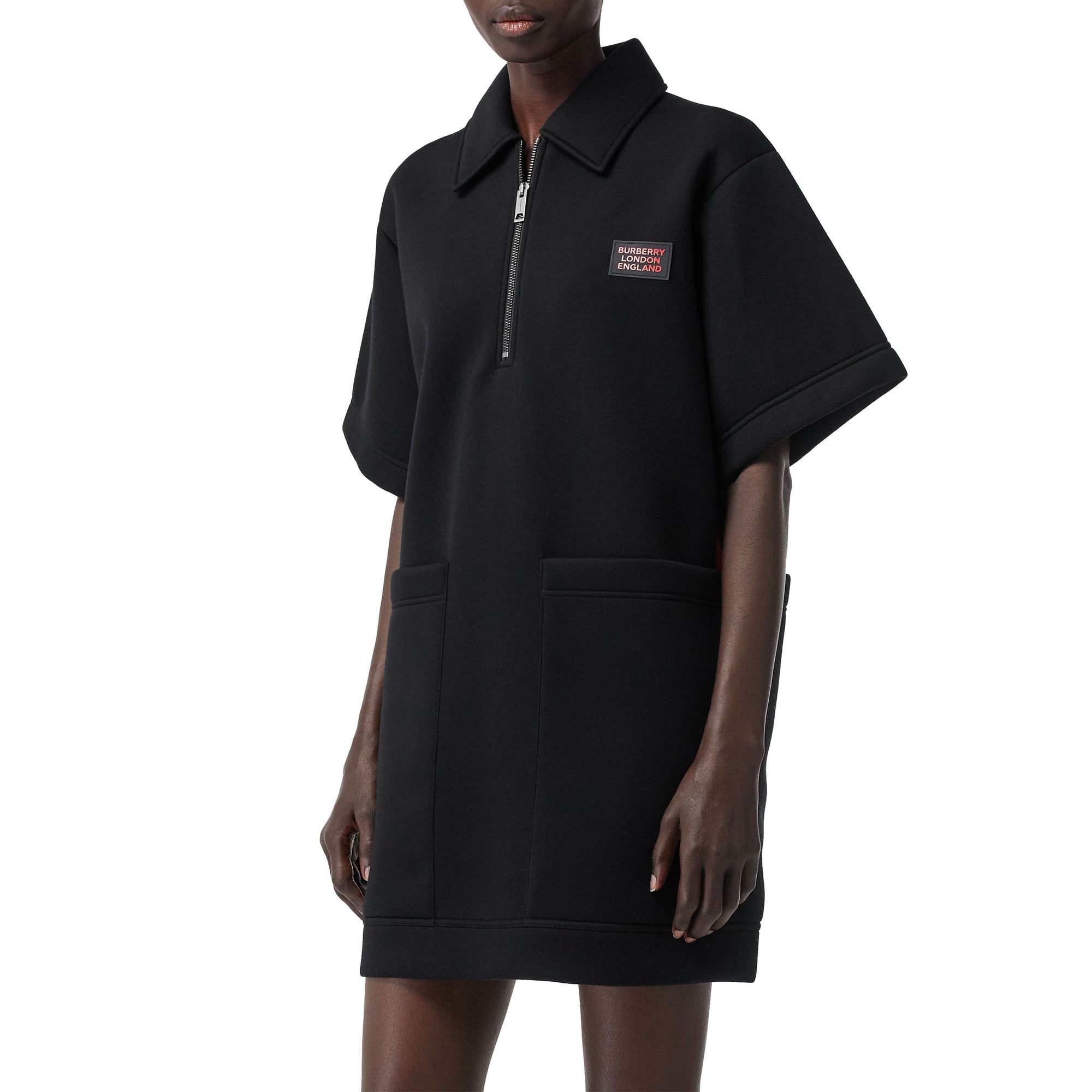 Minirobe en néoprène bicolore - Noir