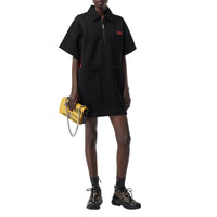 Minirobe en néoprène bicolore - Noir