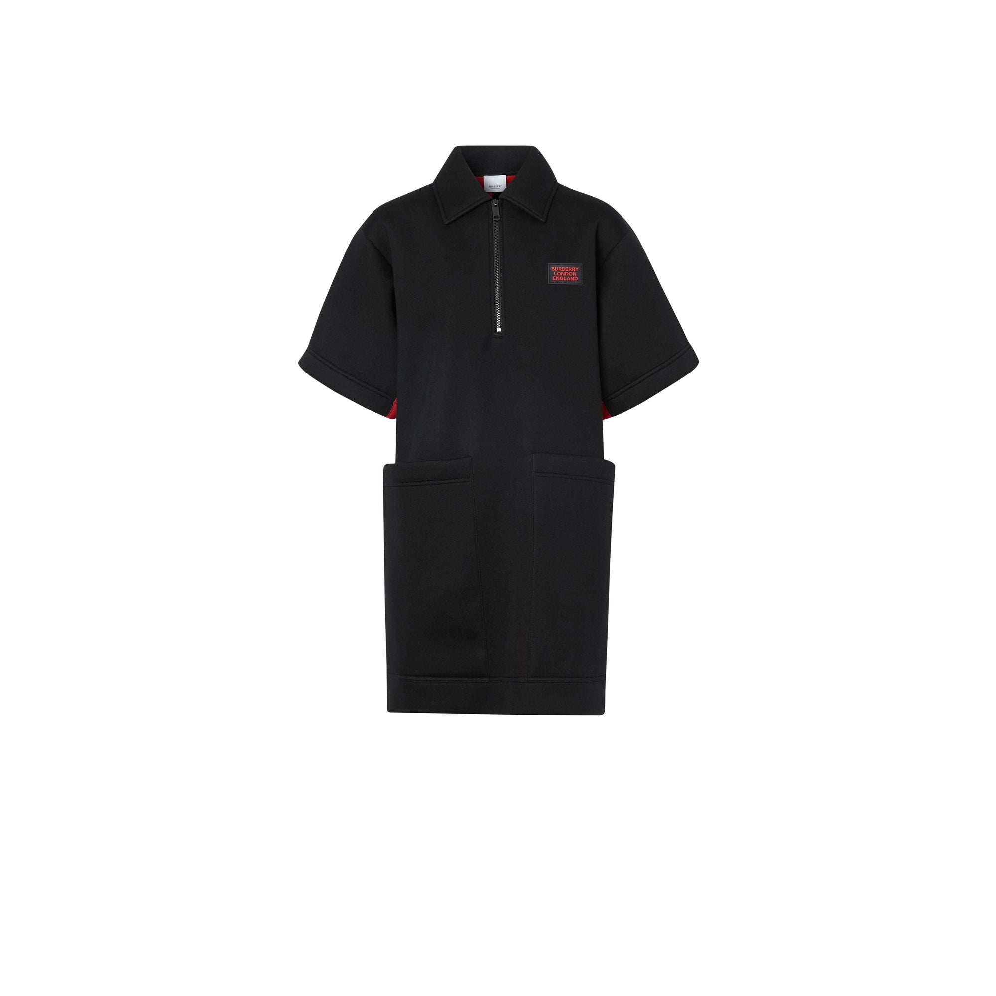 Minirobe en néoprène bicolore - Noir