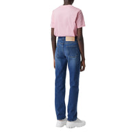 Jean droit avec logo - Indigo