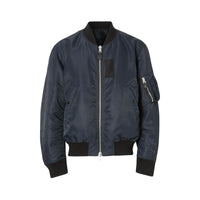 Bomber réversible en jacquard d'econyl® monogram - Noir