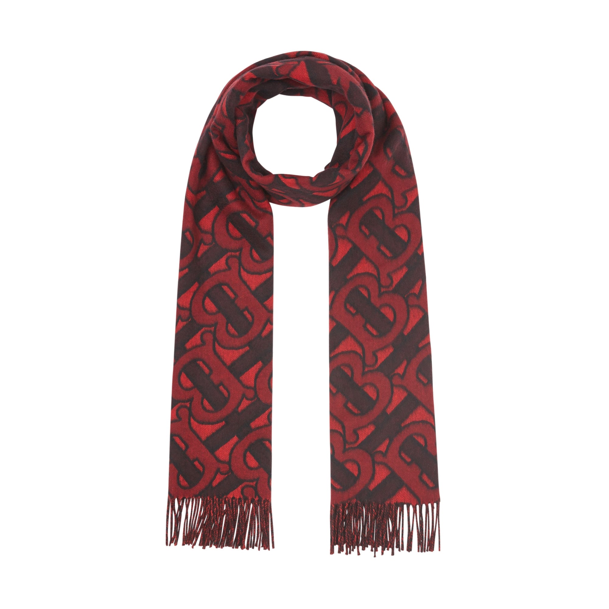 CRIMSON Écharpe en jacquard de cachemire Monogram