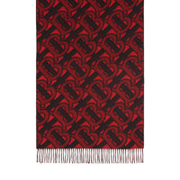 CRIMSON Écharpe en jacquard de cachemire Monogram