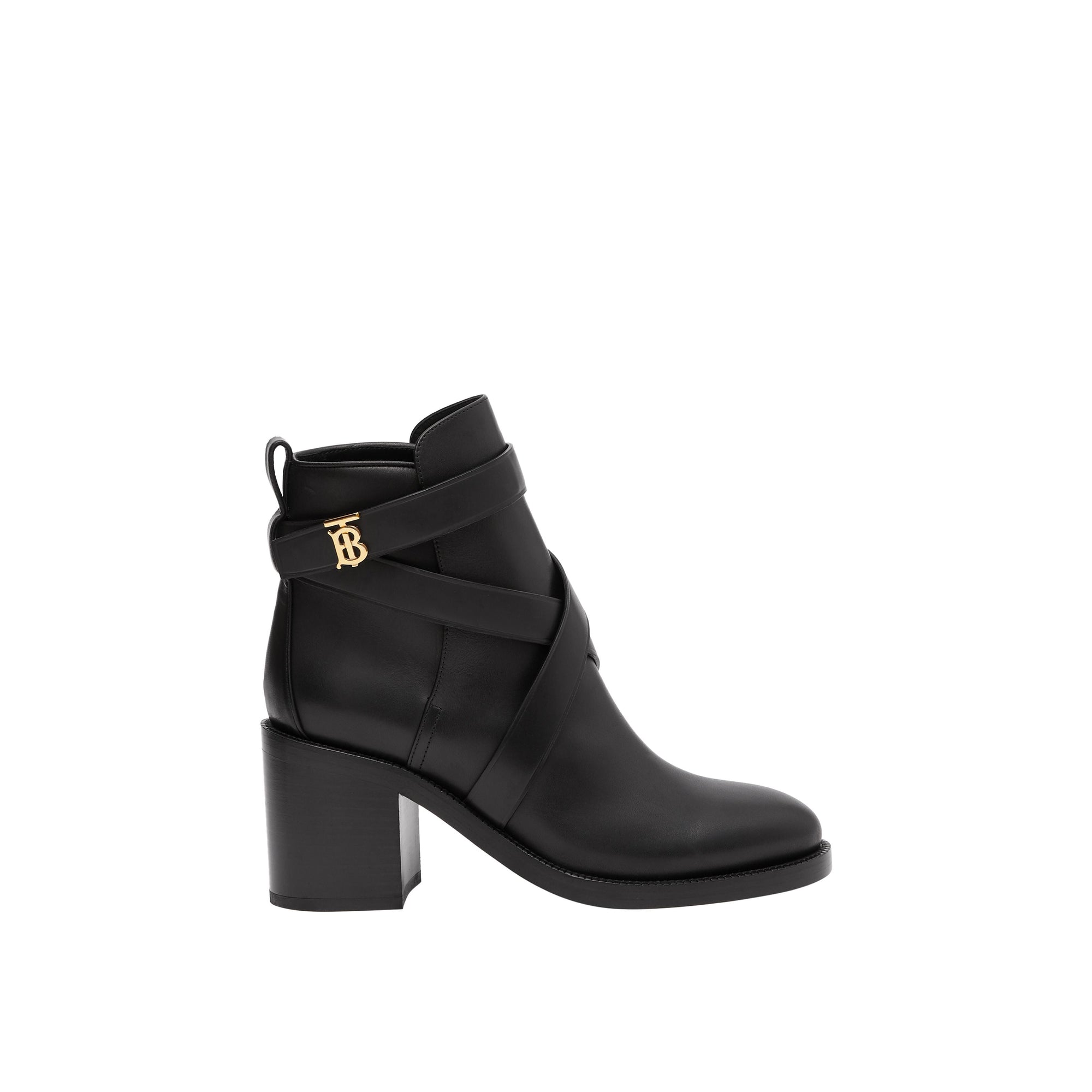 BLACK Bottines en cuir Monogram