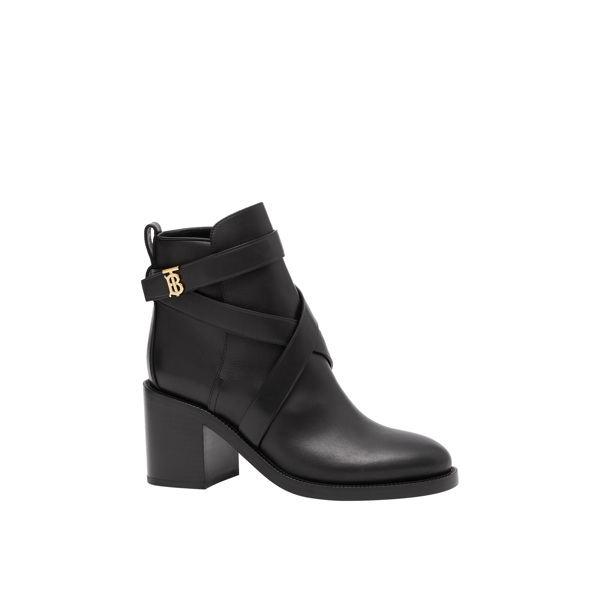 BLACK Bottines en cuir Monogram