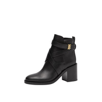 BLACK Bottines en cuir Monogram