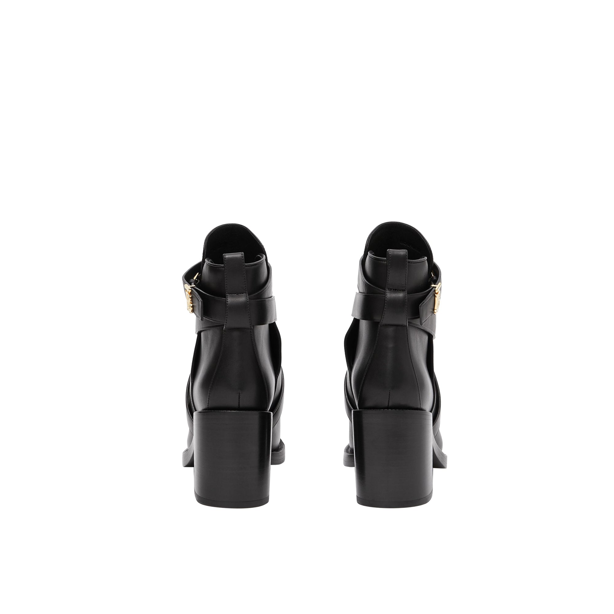 BLACK Bottines en cuir Monogram