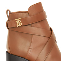 TAN Bottines en cuir Monogram