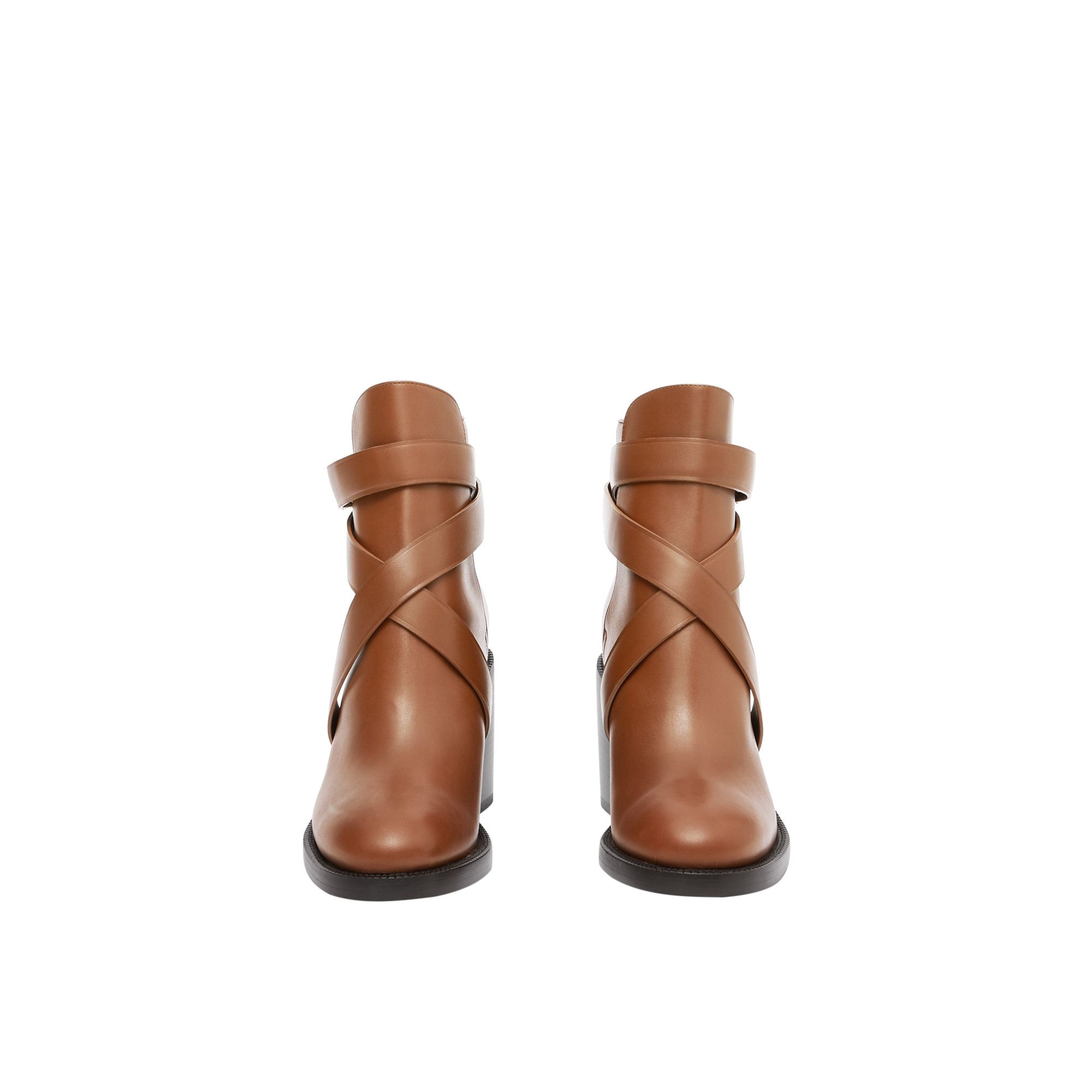 TAN Bottines en cuir Monogram