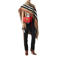 BRIGHT RED RT Petit sac TB en cuir grainé