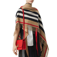 BRIGHT RED RT Petit sac TB en cuir grainé