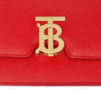BRIGHT RED RT Petit sac TB en cuir grainé