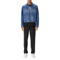 Veste en denim délavé - Bleu indigo
