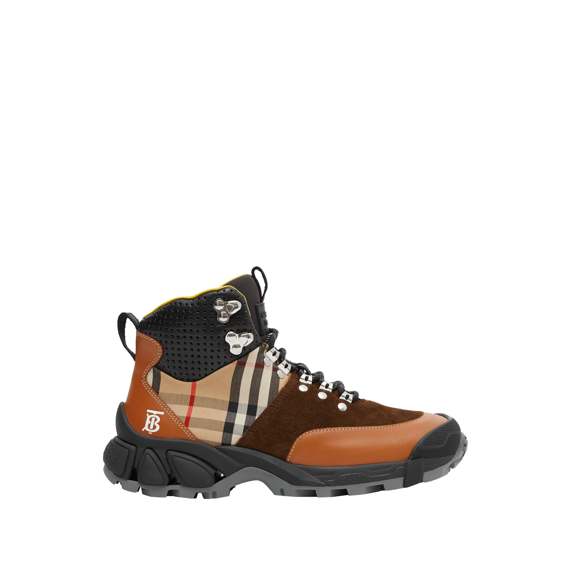 Bottines tor en cuir - Beige d'archive & hâle