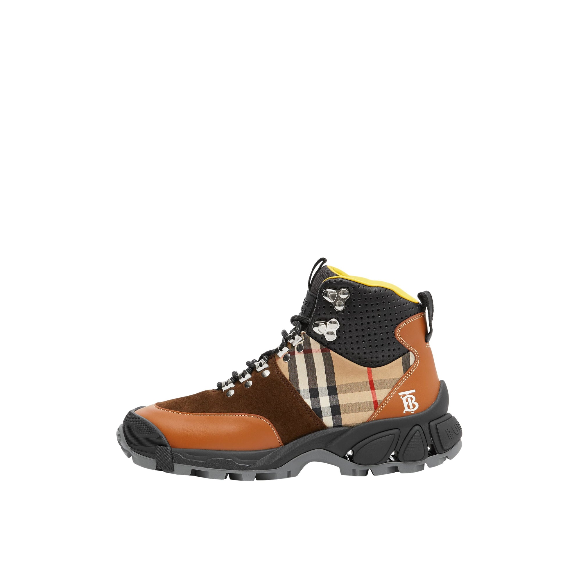Bottines tor en cuir - Beige d'archive & hâle