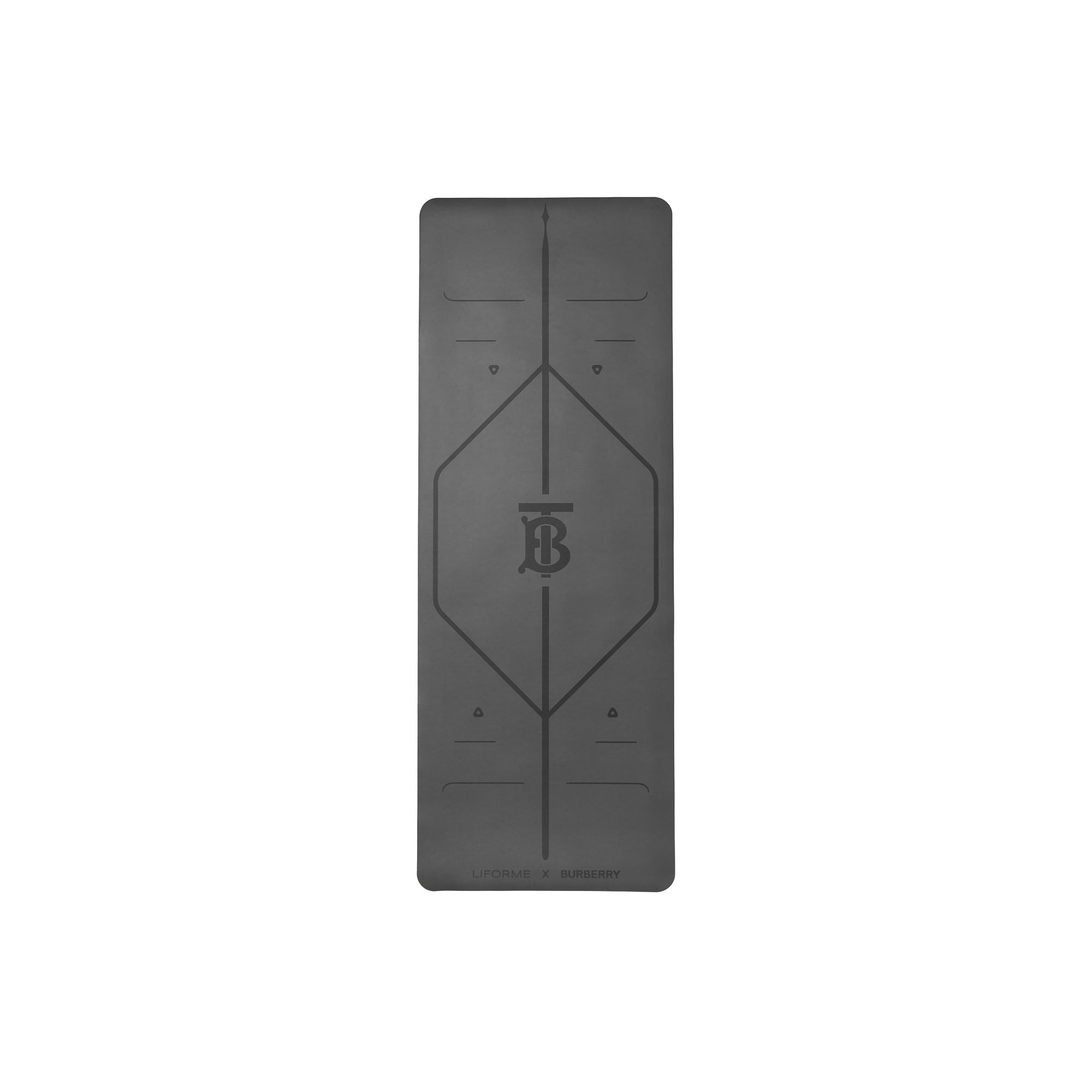 Tapis de yoga Monogram Liforme x Burberry - Brun Bride & Gris