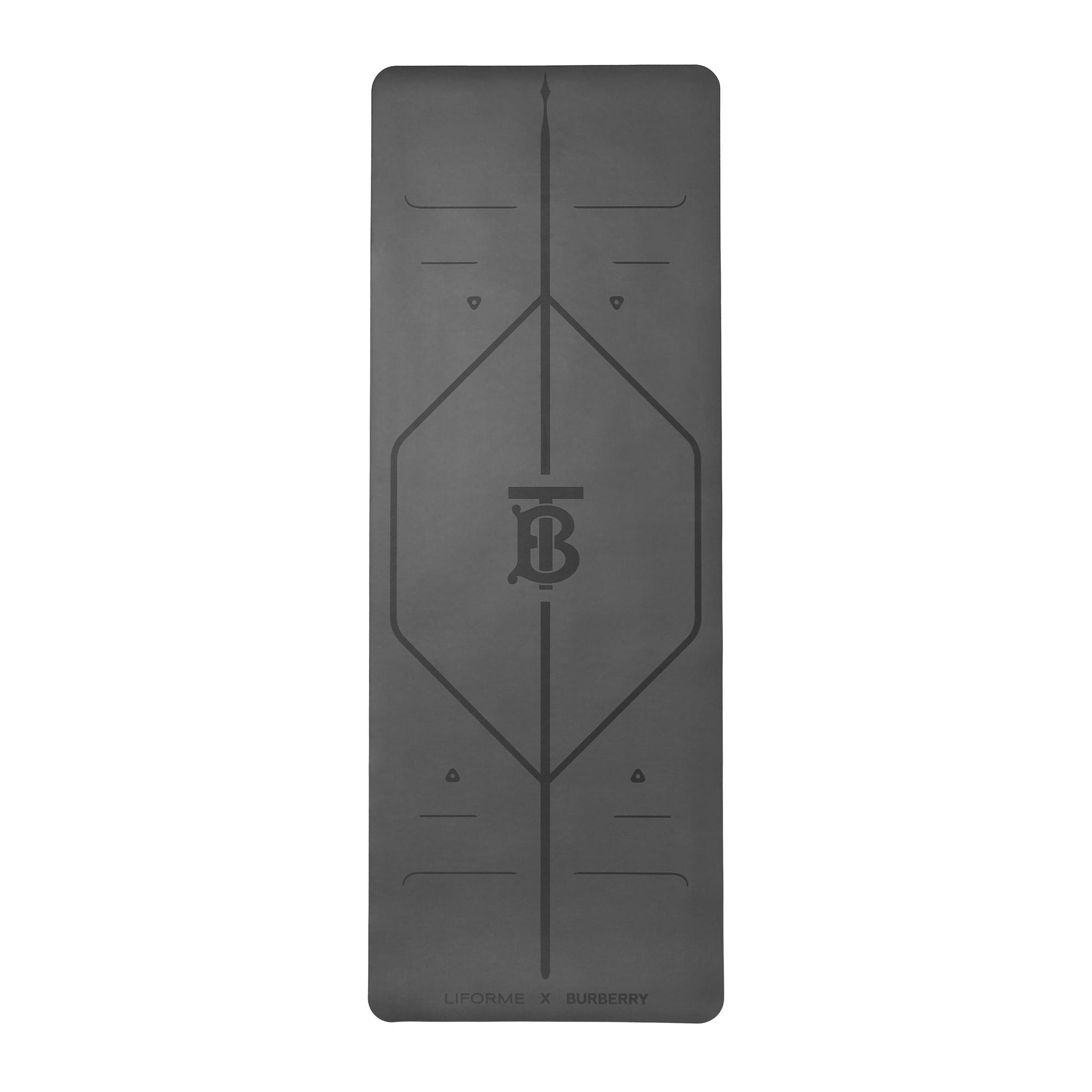 Tapis de yoga monogram liforme x Burberry - Brun bride & gris