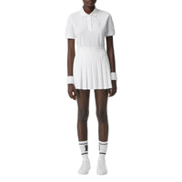 Jupe de tennis en jersey plissé - Blanc