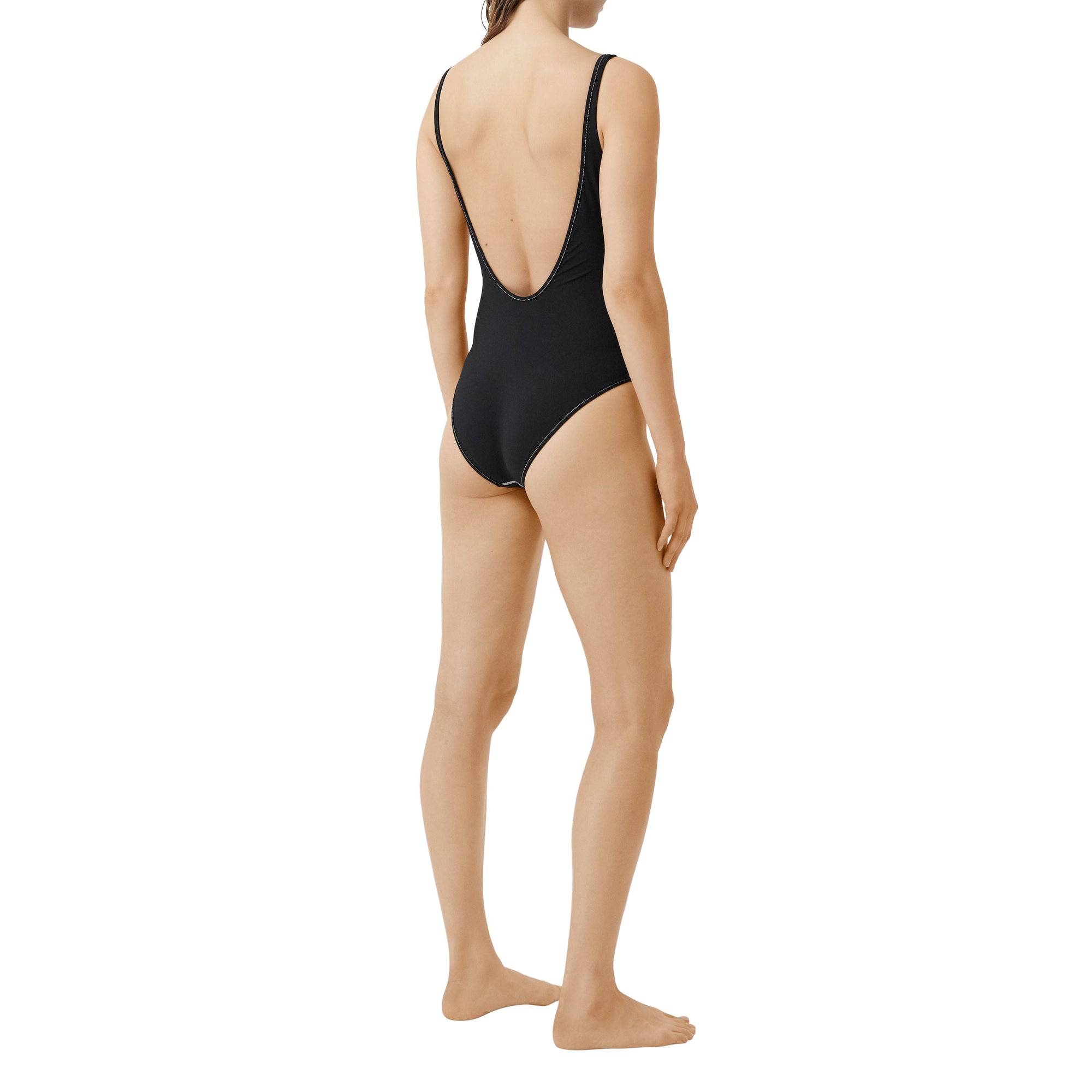 Maillot de bain à logo - Noir