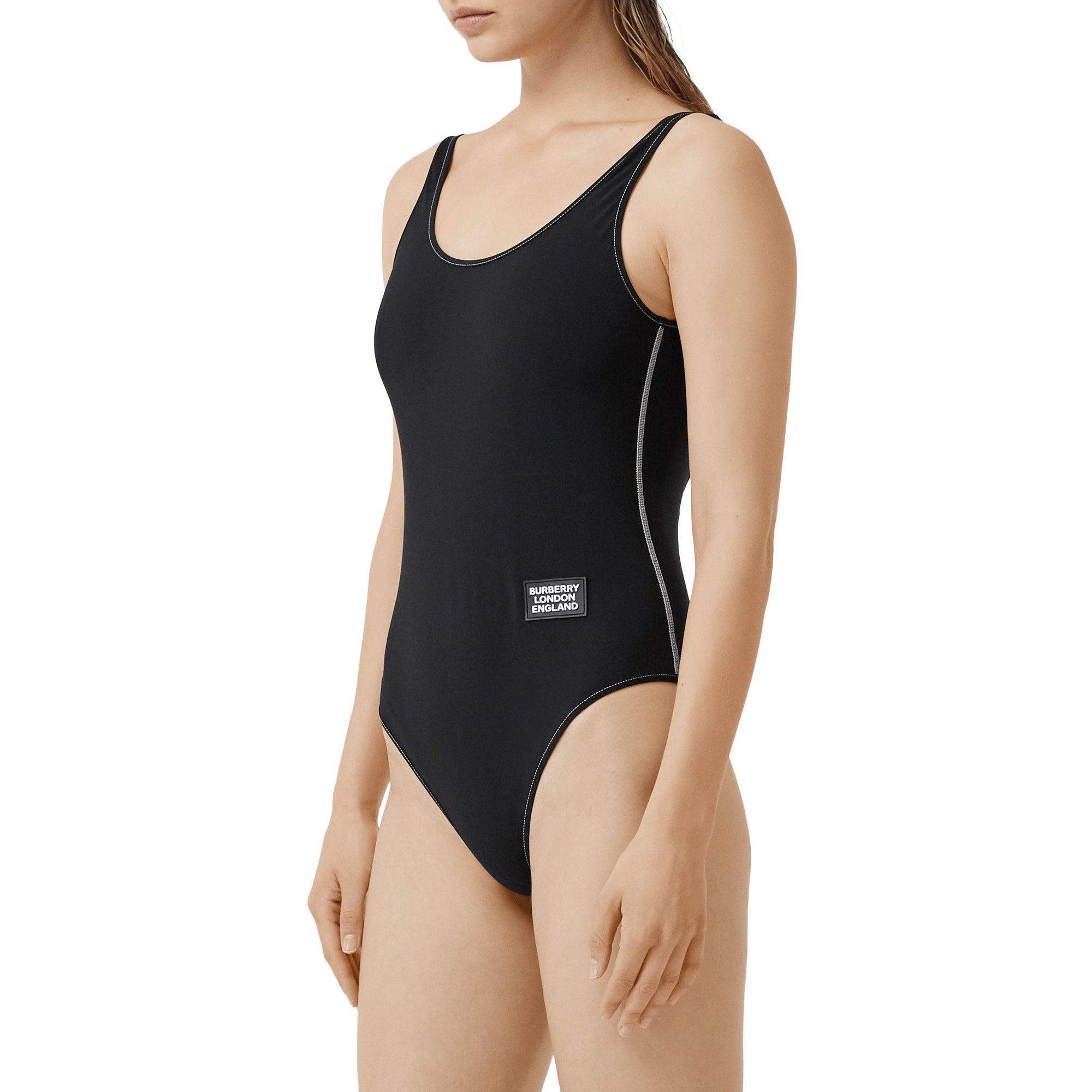 Maillot de bain à logo - Noir