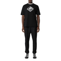 Pantalon chino slim en flanelle de laine - Noir