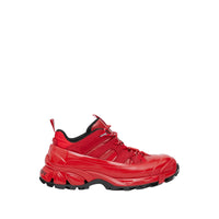 Sneakers arthur en nylon et cuir velours - Rouge