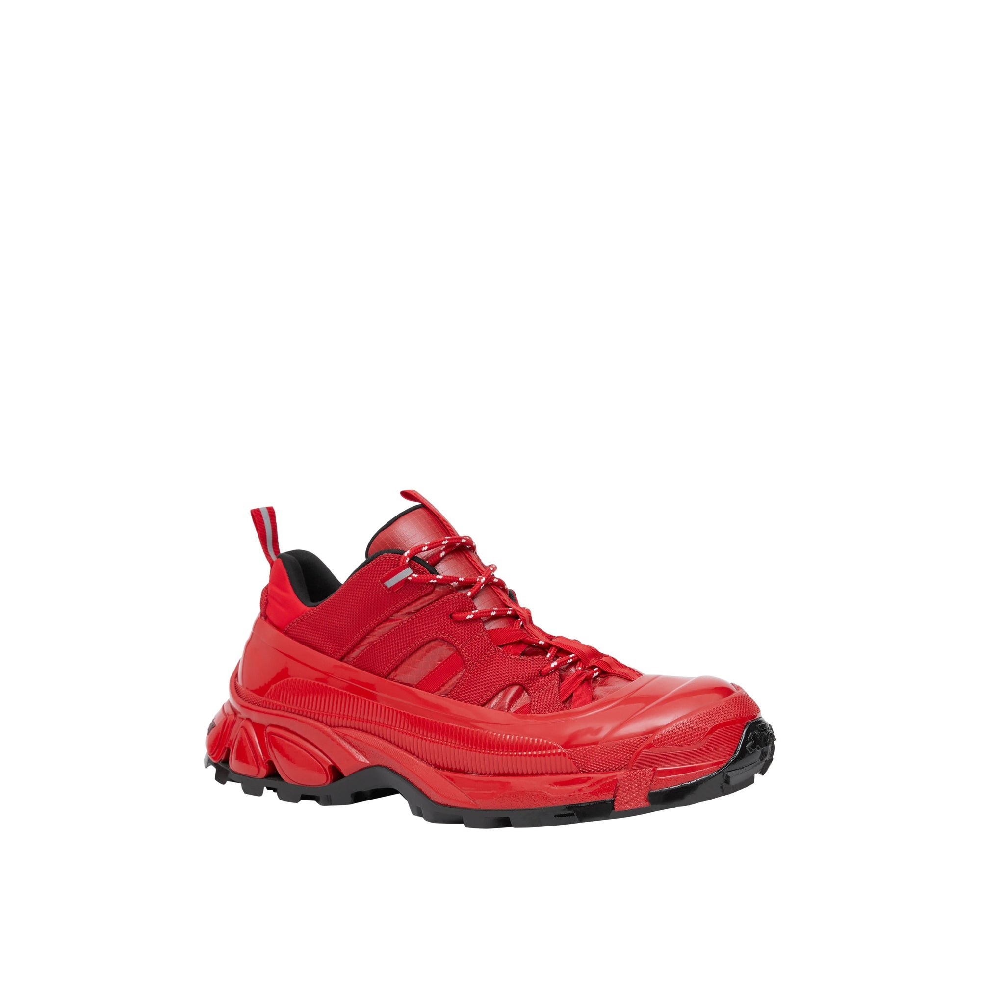 Sneakers arthur en nylon et cuir velours - Rouge