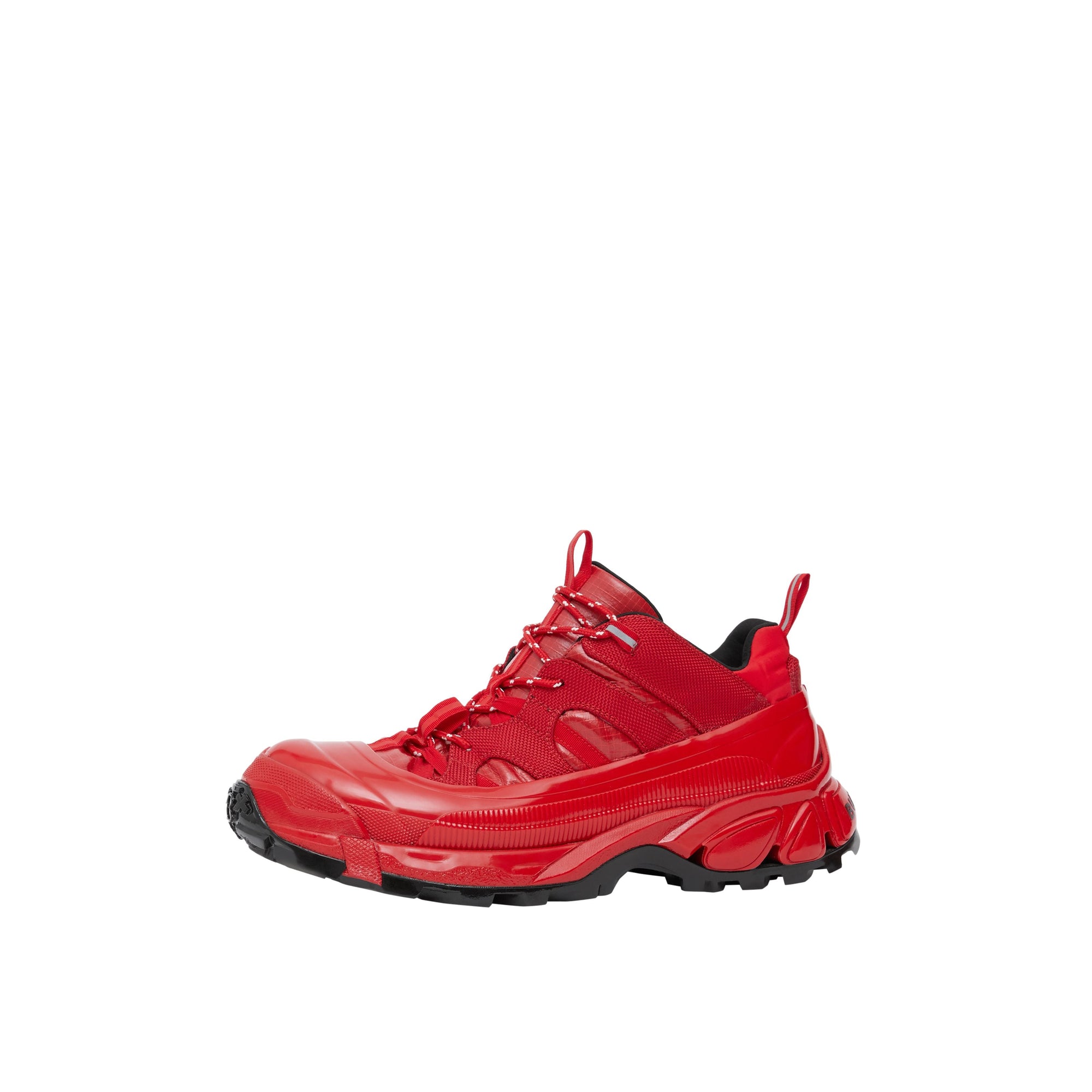Sneakers arthur en nylon et cuir velours - Rouge