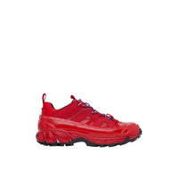 Sneakers arthur en nylon et cuir velours - Rouge