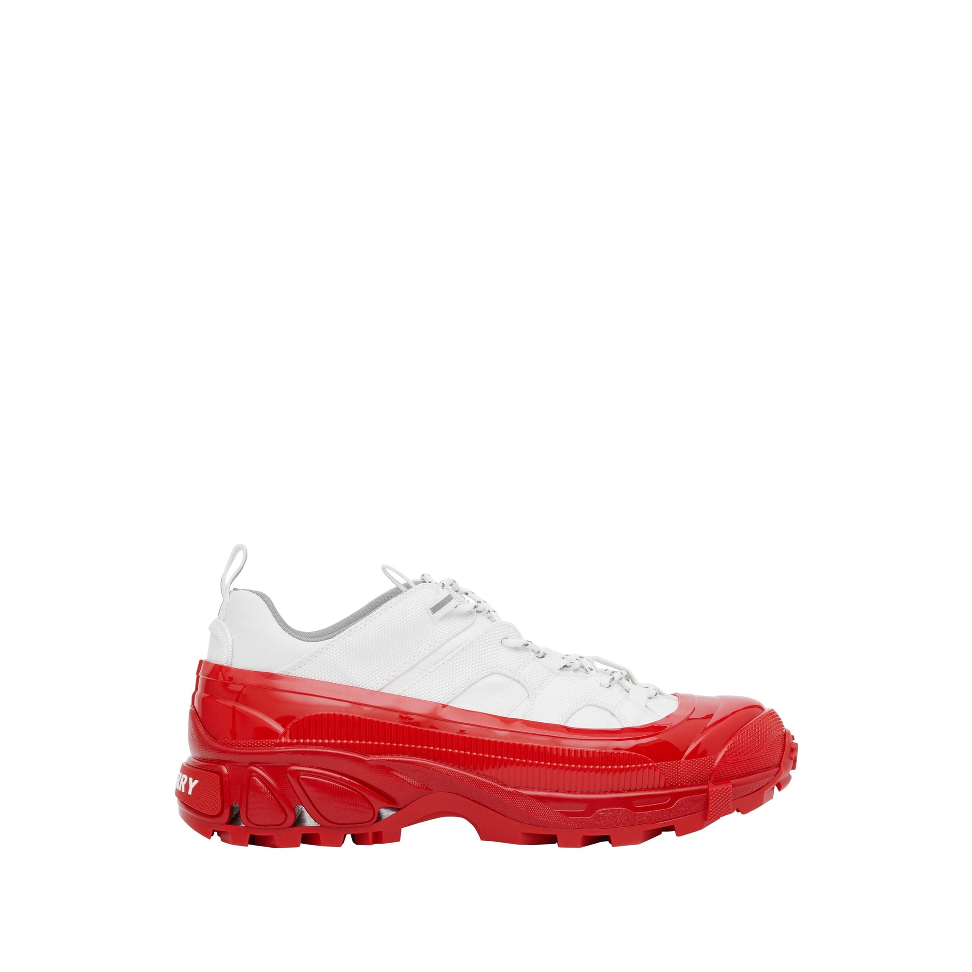 Sneakers arthur en nylon et cuir velours - Blanc