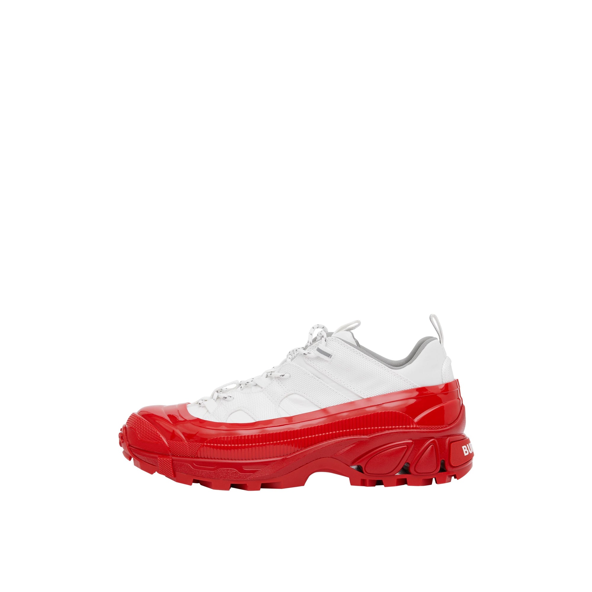 Sneakers arthur en nylon et cuir velours - Blanc